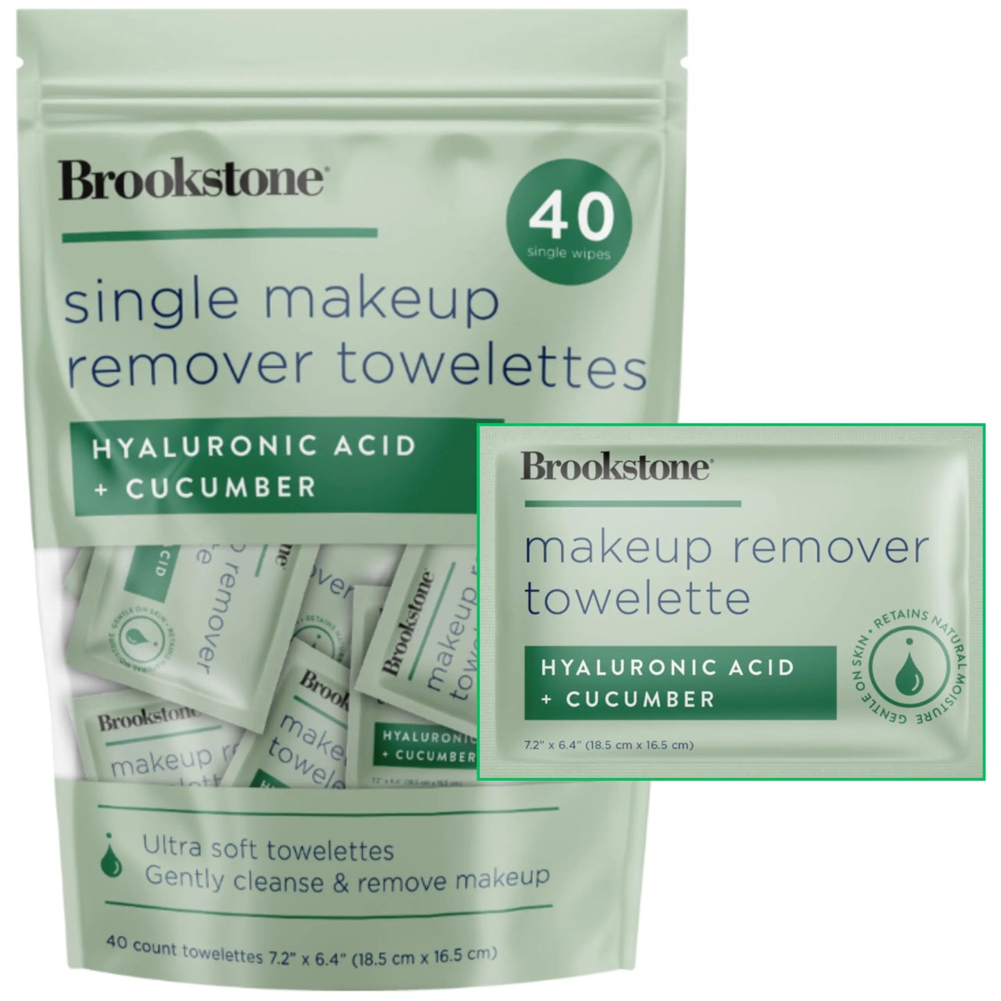 Brookstone Individual Makeup Remover Wipes